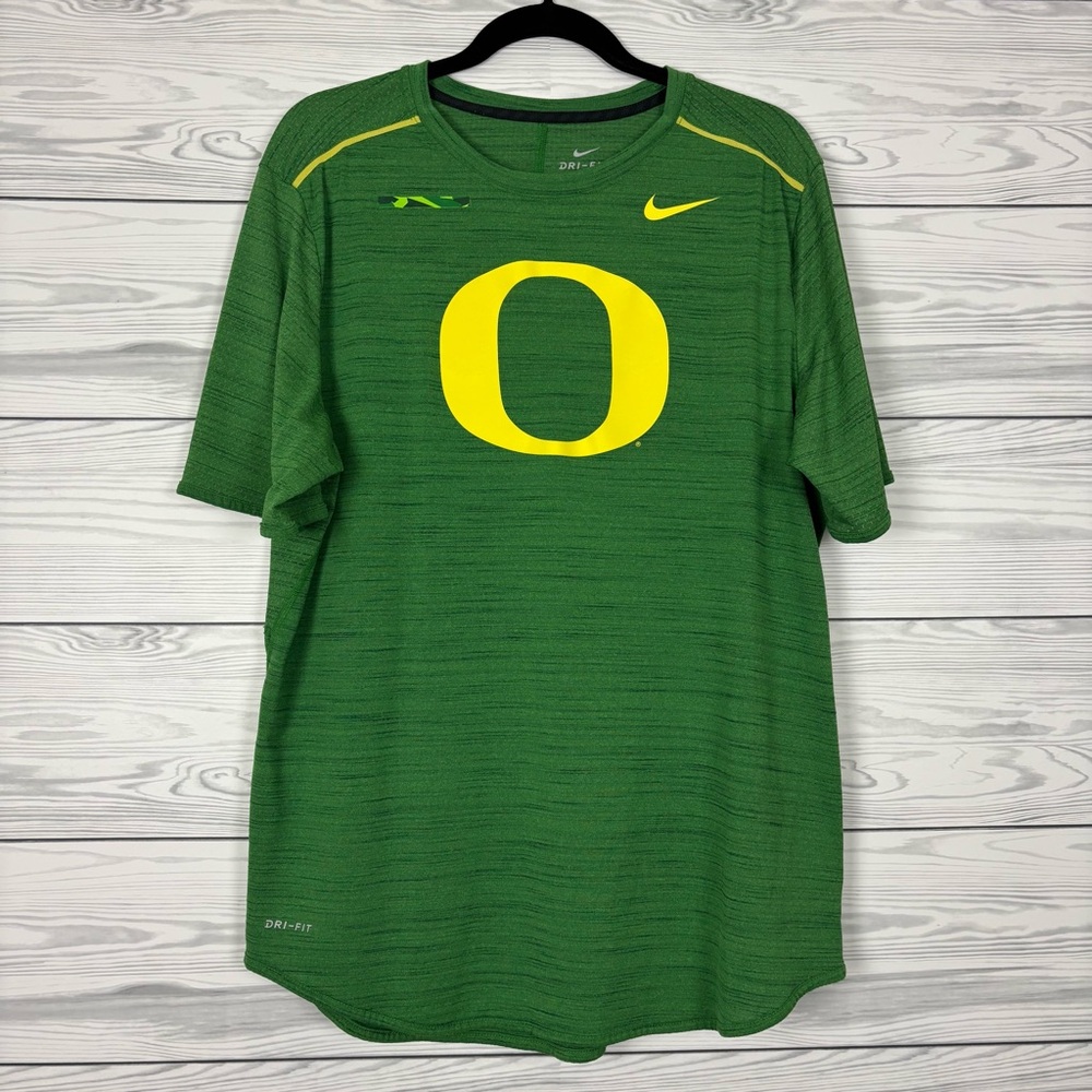 Nike Men’s Oregon Ducks Dri-Fit Short Sleeve T-Shirt Size Large - Picture 1 of 9